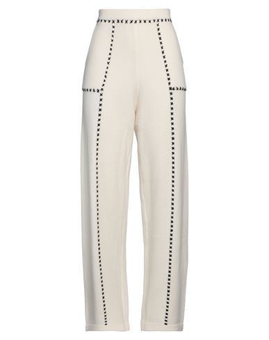 Pantalones Mujer Marfil L Mujer