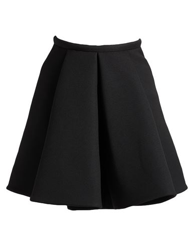 Versace Woman Mini Skirt Black Size 0 Polyester In Black
