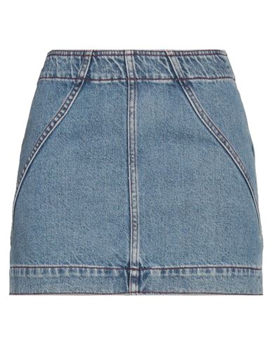 PHILOSOPHY DI LORENZO SERAFINI PHILOSOPHY DI LORENZO SERAFINI WOMAN DENIM SKIRT BLUE SIZE 4 COTTON 
