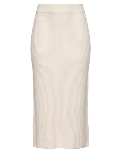 Fedeli Woman Midi Skirt Cream Size 4 Cashmere