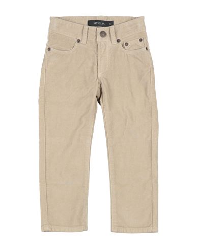 Siviglia Toddler Boy Pants Beige Size 5 Cotton, Elastane In Beige