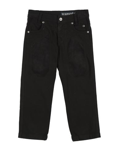 Jeckerson Toddler Boy Pants Black Size 3 Cotton, Elastane In Black