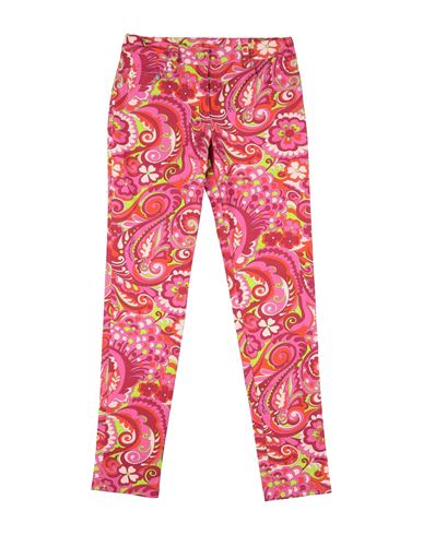 Dolce & Gabbana Toddler Girl Pants Fuchsia Size 5 Cotton, Elastane In Pink