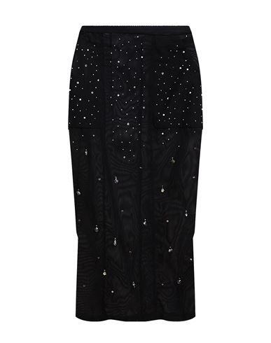 Marco Rambaldi Woman Midi Skirt Black Size Xs Polyamide, Elastane In Black