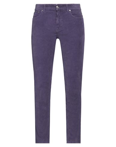 Department Five Department 5 Man Pants Purple Size 33 Cotton, Elastane In Purple