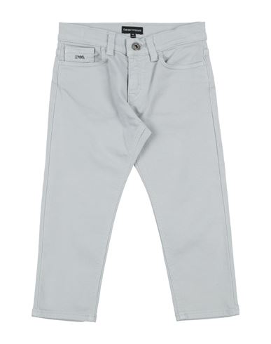 Emporio Armani Babies'  Toddler Boy Jeans Light Grey Size 5 Cotton, Elastane