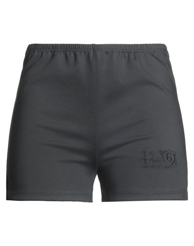 Mm6 Maison Margiela Woman Shorts & Bermuda Shorts Black Size S Polyester, Elastane In Neutral