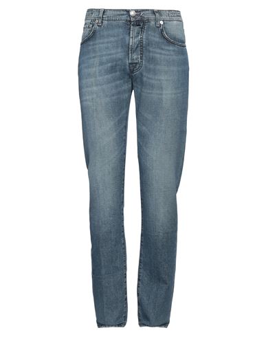 Jacob Cohёn Man Jeans Blue Size 34 Cotton, Linen In Blue