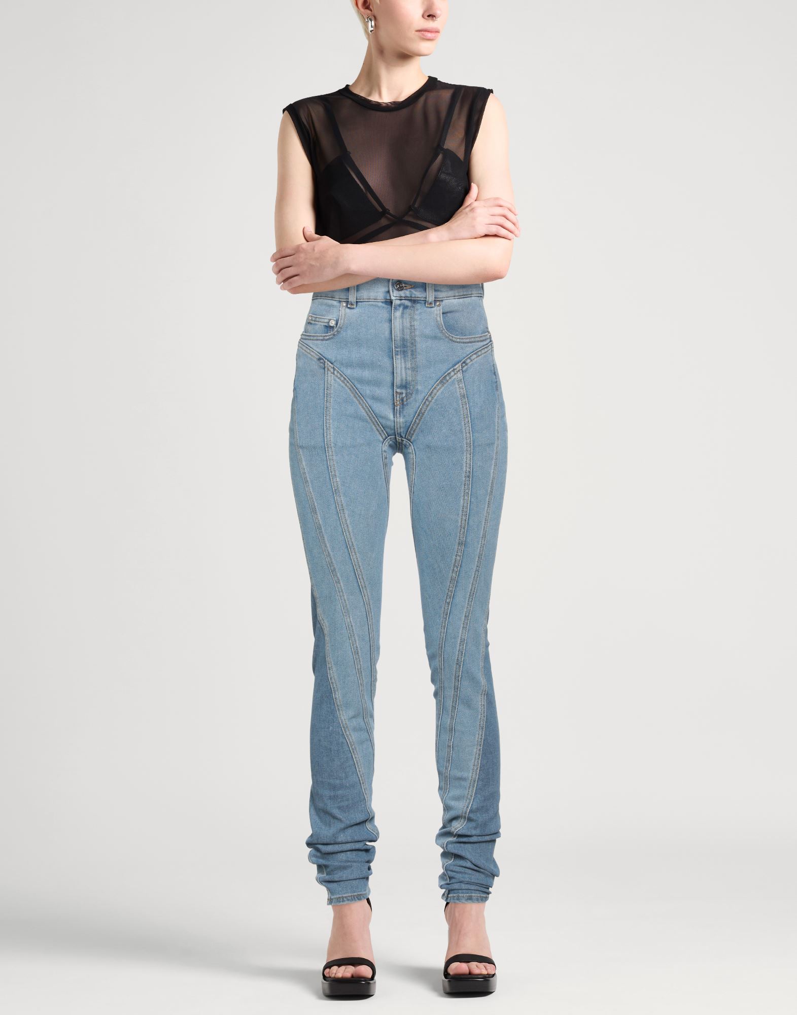  Mugler - Hosen & Röcke - Jeanshosen - On Yoox.com 