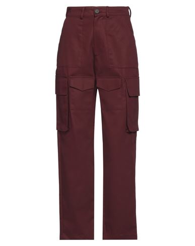 THE FRANKIE SHOP THE FRANKIE SHOP WOMAN PANTS BURGUNDY SIZE XS COTTON 