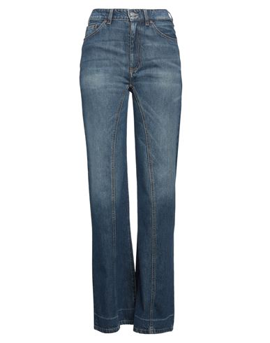 Victoria Beckham Woman Jeans Blue Cotton Cover