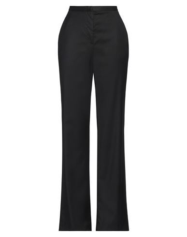 Fabiana Filippi Woman Pants Black Size 12 Virgin Wool, Polyamide, Elastane