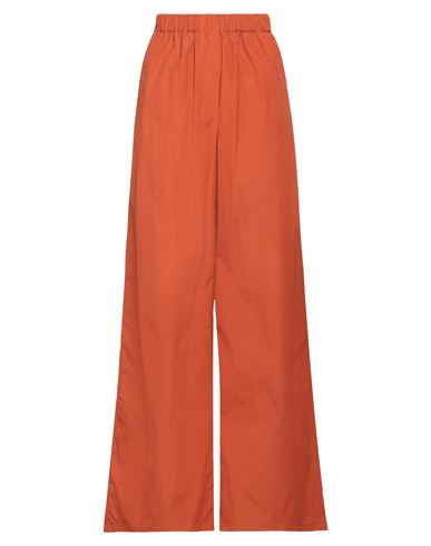 Max Mara Leisure Brina Linen-blend Gauze Wide-leg Pants In Red