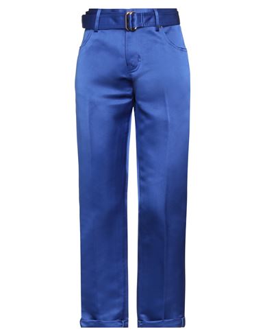 Tom Ford Archive Woman Pants Bright Blue Size 0 Silk