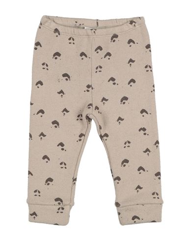 Play Up Newborn Girl Pants Khaki Size 3 Organic Cotton, Elastane In Beige