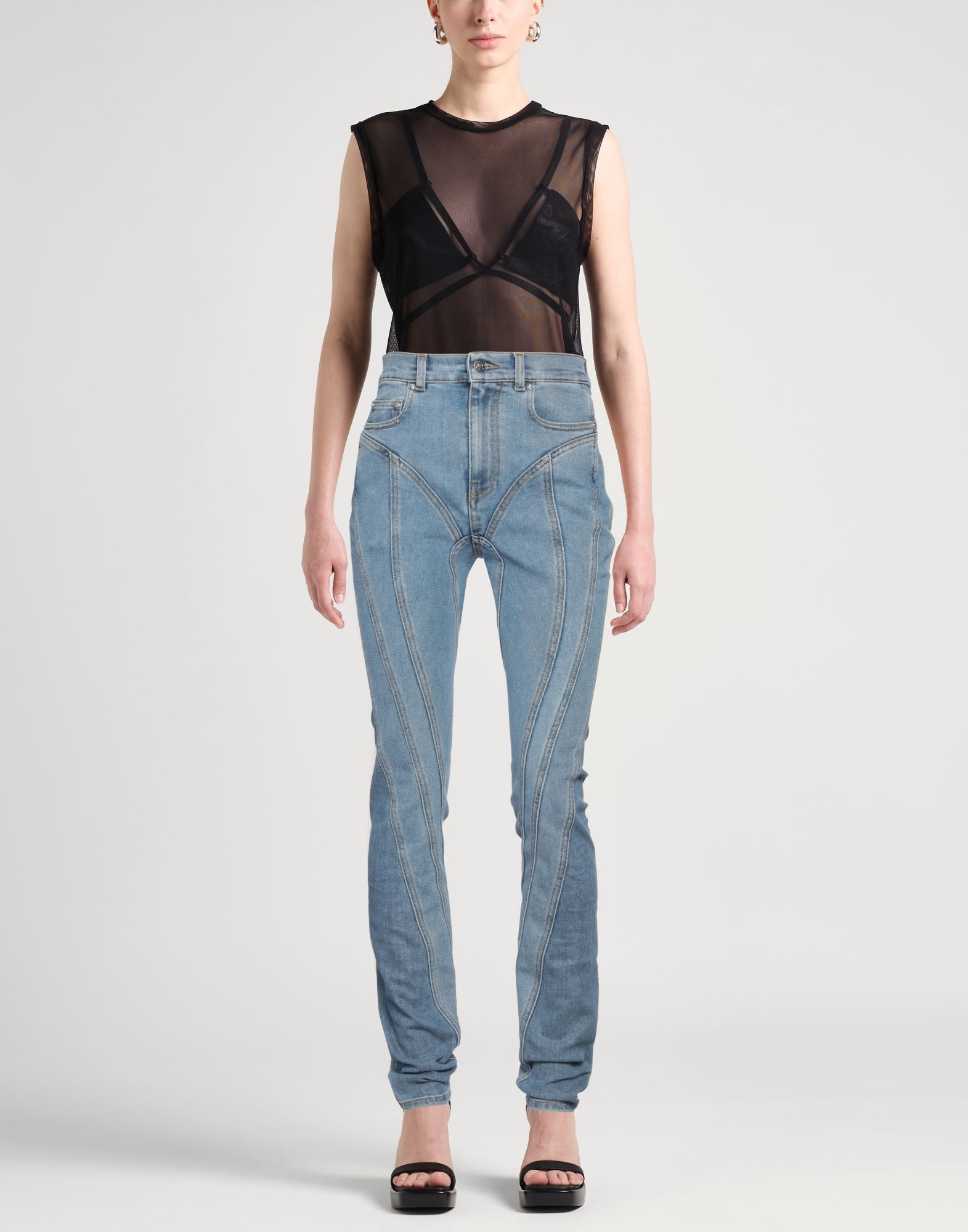 Mugler - Hosen & Röcke - Jeanshosen - On Yoox.com 