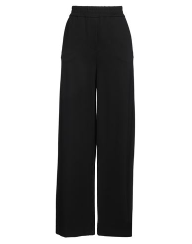 Meimeij Woman Pants Black Size 8 Viscose, Polyamide, Elastane In Black