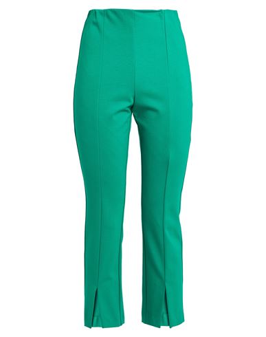 Meimeij Woman Pants Green Size 8 Viscose, Polyamide, Elastane In Green