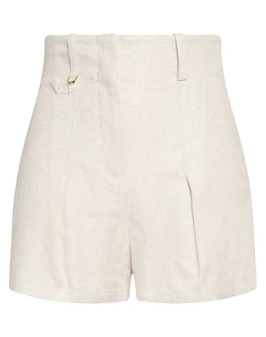 Jacquemus Woman Shorts & Bermuda Shorts Beige Size 2 Virgin Wool In Beige