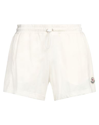 Moncler Logo-appliqué Jersey Shorts In White