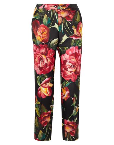 Dolce & Gabbana Woman Pants Black Size 6 Silk In Black