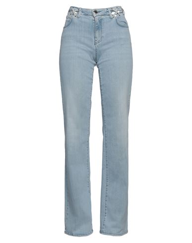 Pinko Woman Jeans Blue Size 28 Cotton, Lyocell, Elastomultiester, Rubber, Elastane In Blue
