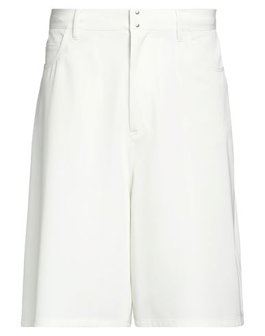 Mm6 Maison Margiela Man Shorts & Bermuda Shorts Ivory Size 30 Polyester, Elastane In White