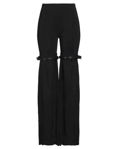 Coperni Woman Pants Black Size 8 Polyester, Virgin Wool, Elastane In Black