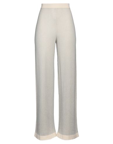 Pantalones Mujer Marfil 36 Mujer