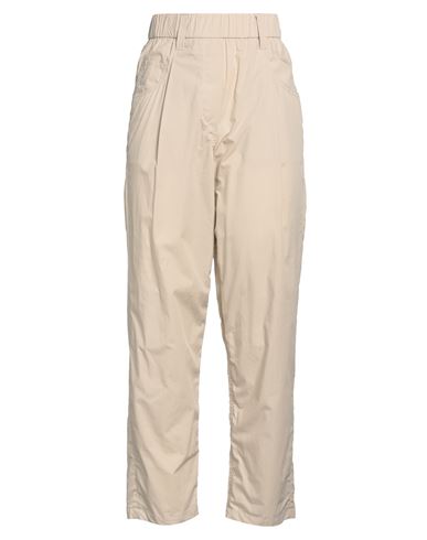 Brunello Cucinelli Woman Pants Beige Size 12 Cotton, Brass