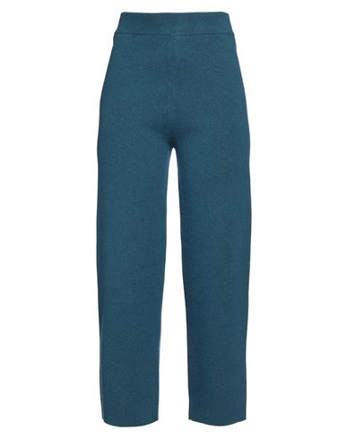 Noodle Italia Woman Pants Deep Teal Size L Wool, Viscose, Polyamide, Cashmere In Green