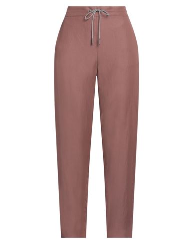 Fabiana Filippi Woman Pants Light Brown Size 6 Viscose, Linen, Ecobrass In Beige