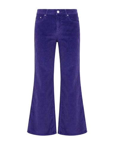 Department Five Department 5 Woman Pants Purple Size 8 Cotton, Modal, Polyester, Rubber In Blue