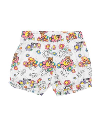 Moschino Baby Toddler Girl Shorts & Bermuda Shorts White Size 3 Cotton In White