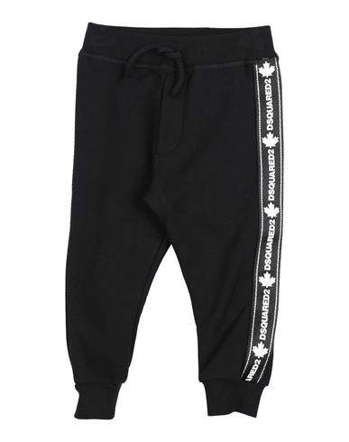 Dsquared2 Toddler Pants Black Size 3 Cotton, Elastane, Polyester, Silicone In Black