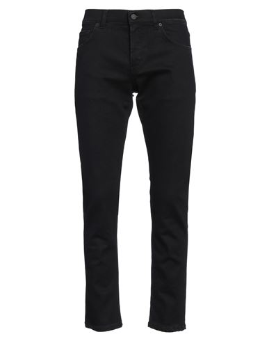 Dondup Man Jeans Black Size 34 Cotton, Elastomultiester, Elastane In Black