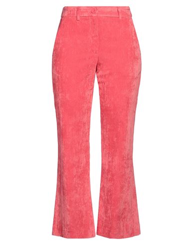 Momoní Woman Pants Coral Size 10 Viscose, Elastane In Red