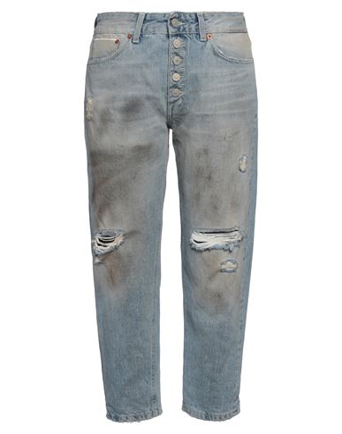 Dondup Woman Jeans Blue Size 27 Cotton In Blue