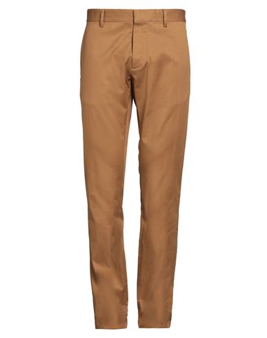 Dsquared2 Man Pants Camel Size 36 Cotton, Elastane In Brown
