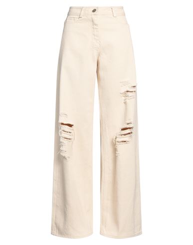 Isabel Benenato Pants  Woman Color Beige In Beige