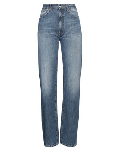 Dondup Woman Jeans Blue Size 32 Polyester, Cotton In Blue