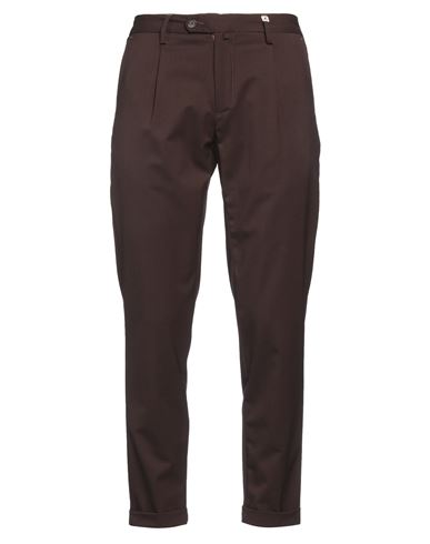Myths Man Pants Dark Brown Size 32 Virgin Wool, Polyamide, Elastane