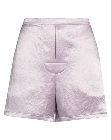 Loewe Woman Shorts & Bermuda Shorts Lilac Size 16 Acetate, Polyester In Purple