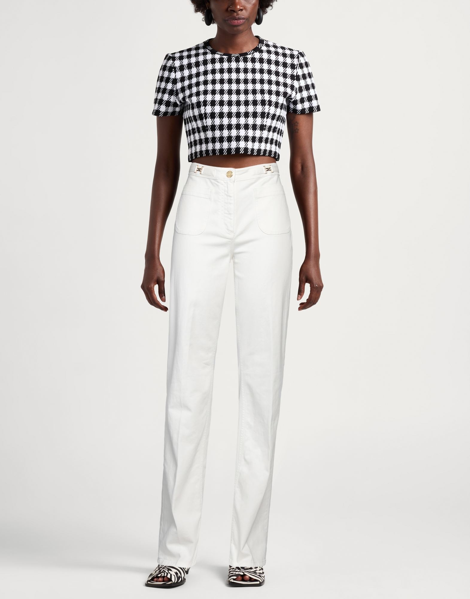  Elisabetta Franchi - Hosen & Röcke - Jeanshosen - On Yoox.com 