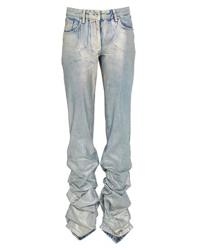 Patrizia Pepe Jeans  Woman Color Silver In Blue