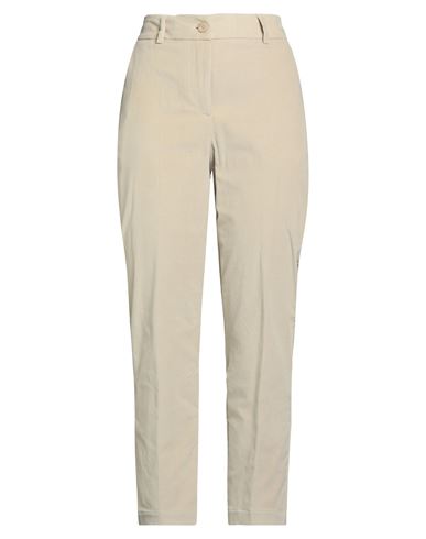 Momoní Woman Pants Beige Size 10 Cotton, Elastane