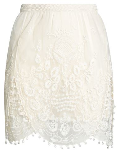 Isabel Marant Woman Mini Skirt Ivory Size 4 Polyamide, Acrylic In White