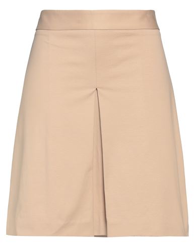 Circolo 1901 Woman Mini Skirt Beige Size 6 Cotton, Elastane In Neutral