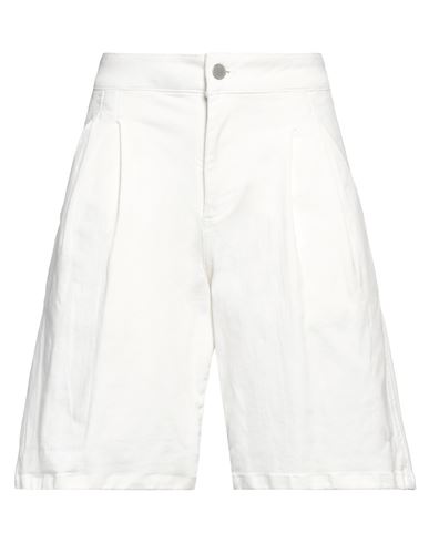 Ag High-rise Denim Shorts In White