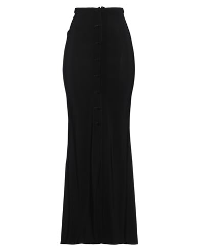 Pinko Woman Maxi Skirt Black Size S Viscose, Elastane In Black